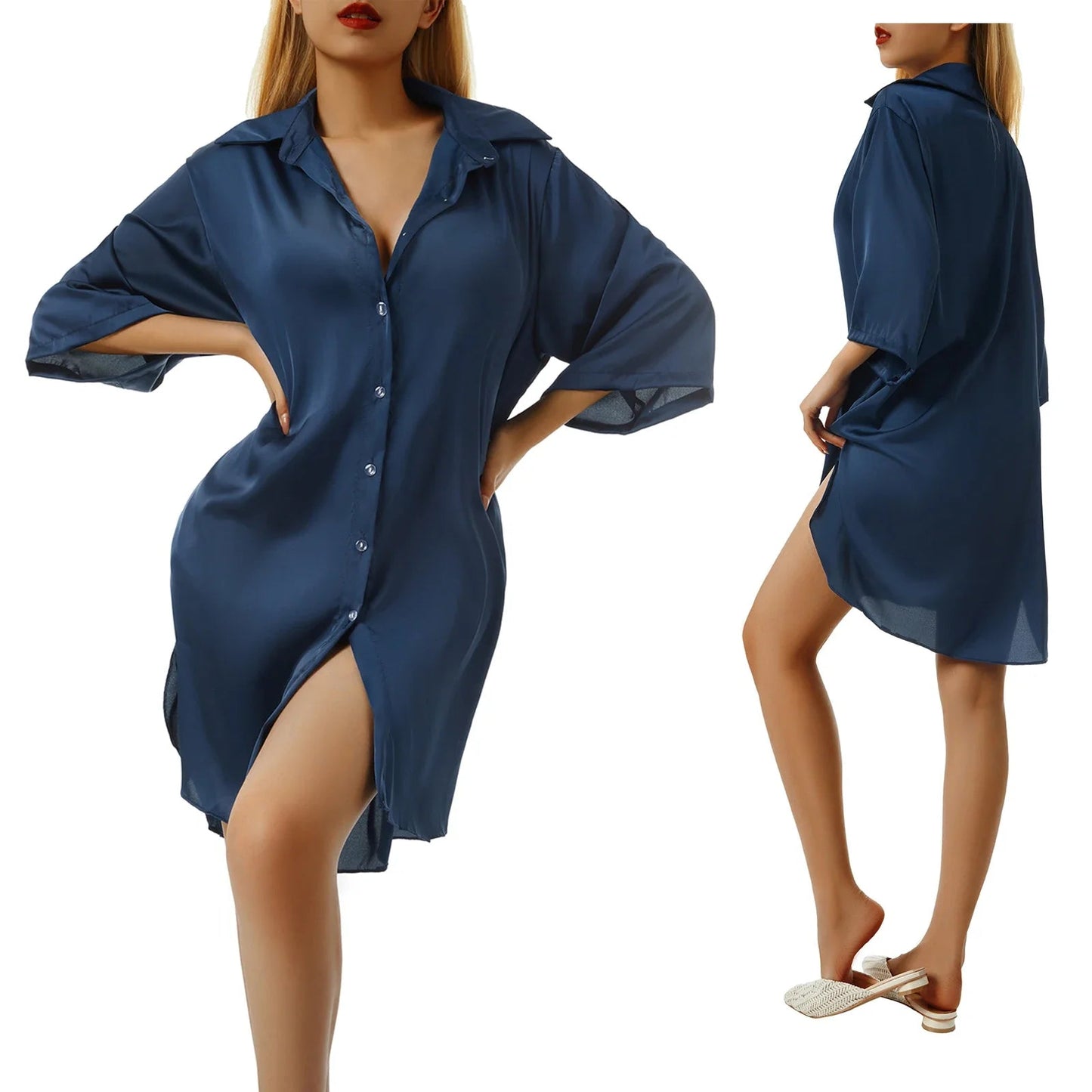 Chemise de Nuit en Satin